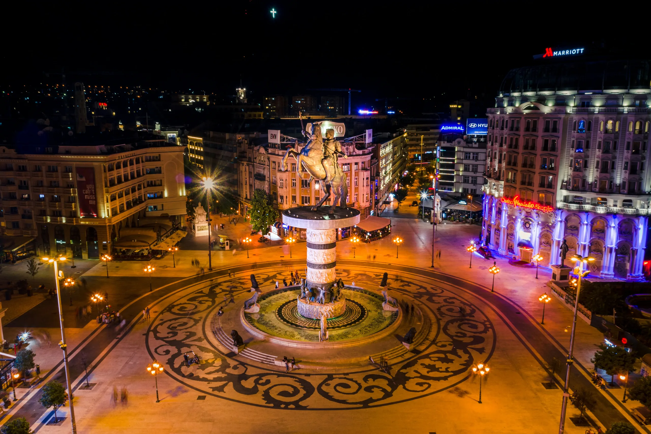 Macedonia Square during the day