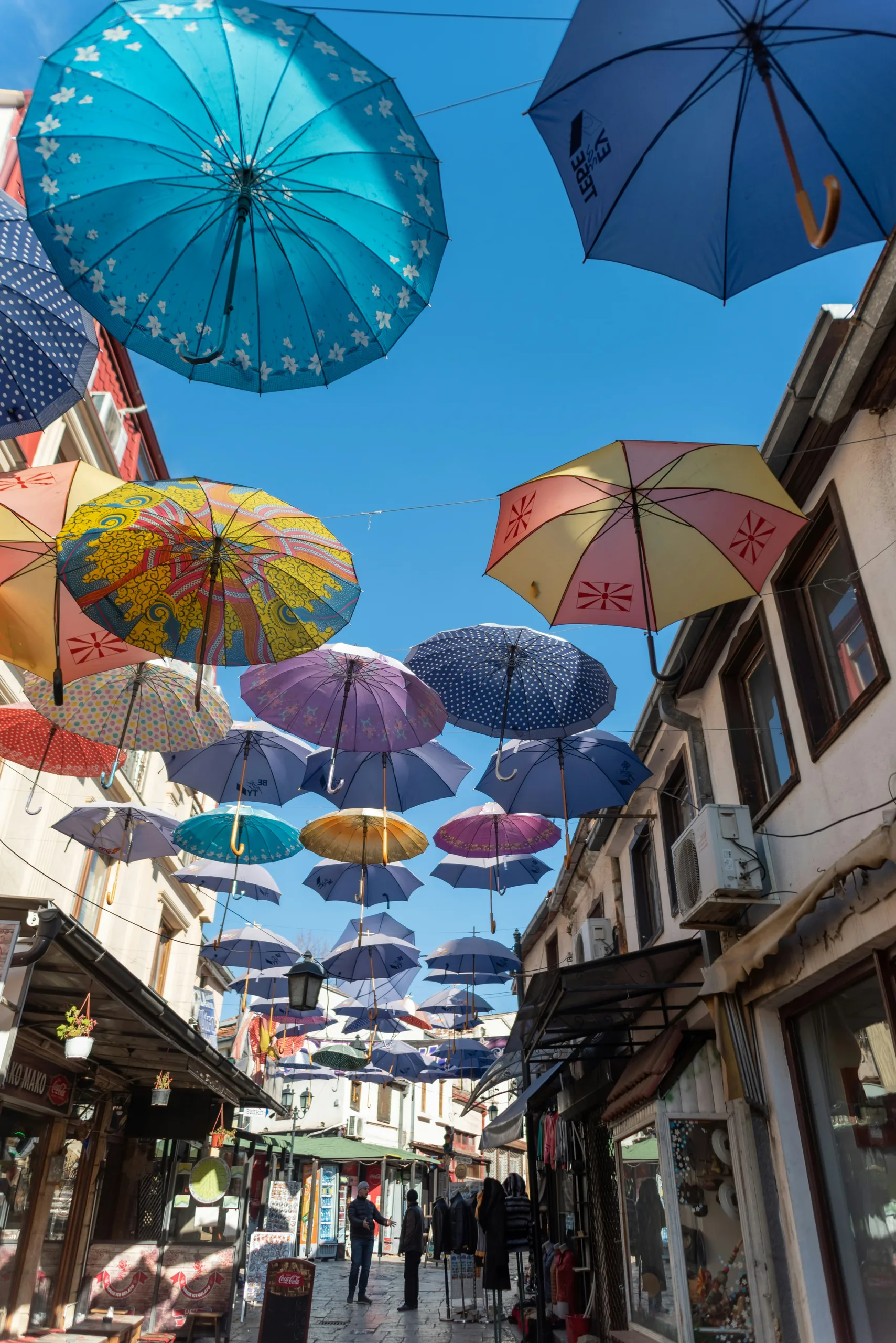 Umbrella street in Old Bazaar